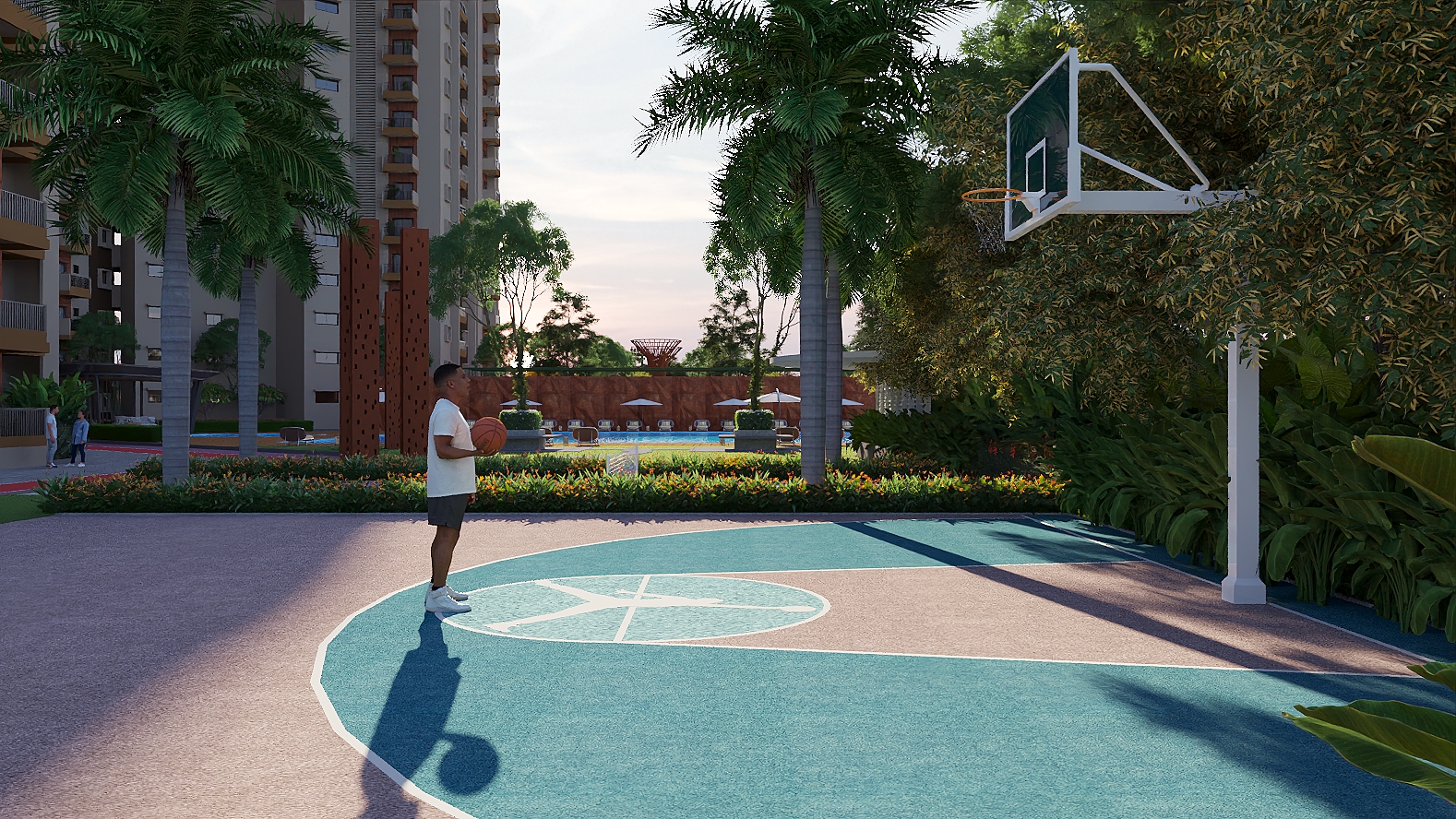 NPS Natures Nest Basketball Court Sports East Bangalore