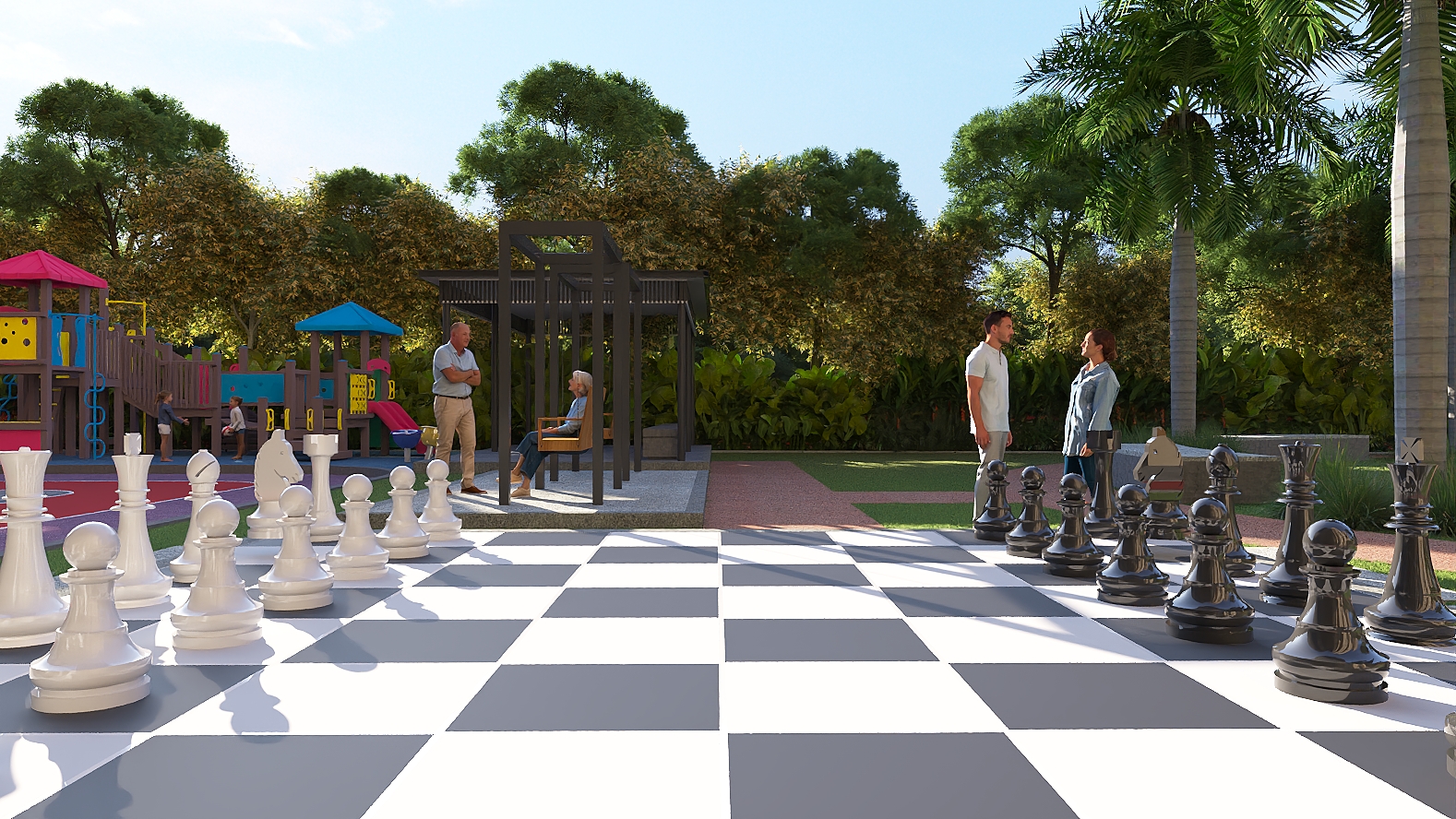 NPS Natures Nest Chess Garden Recreation Family East Bangalore